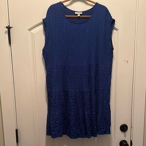 Knox Rose Royal Blue Textured Tier Dress